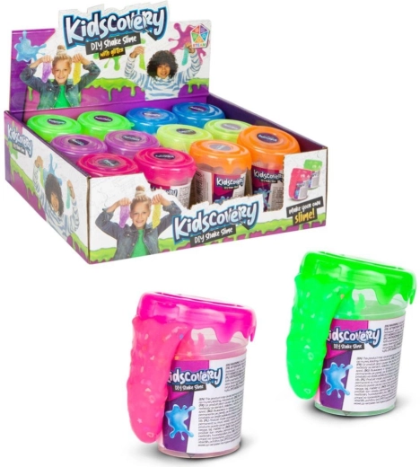 Kidscovery set za izradu sluzi – 6 boja (12 kom u kutiji)