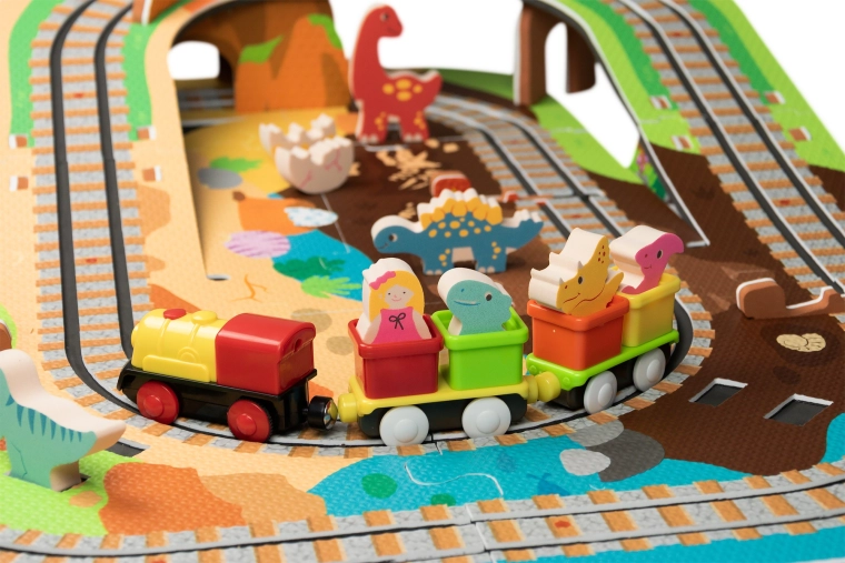 Lokomotiva na baterije s vagonima