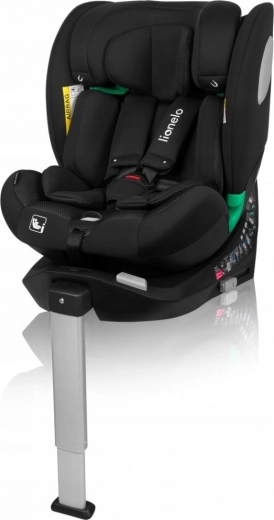 Lionelo dječja autosjedalica Braam Air i-Size 40–150 cm crna
