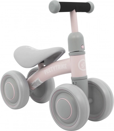 Četverokotačni dječji balansni motocikl PeetyTrike, ružičasti