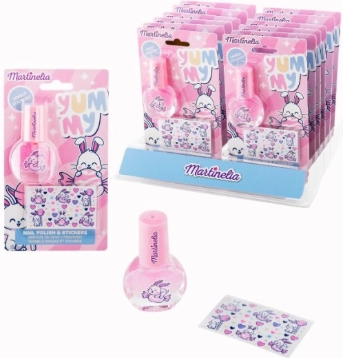 Rabbit Nail Polish and Stickers - 1 piece