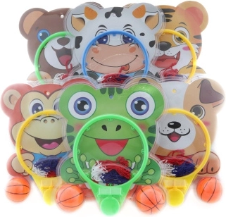 Children’s basketball hoop with animal