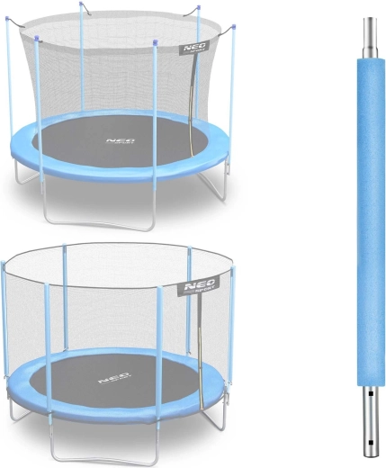 Neo-Sport donji stup za trampolin 183 cm (6 ft) za vanjsku i unutarnju mrežu, plavi - 1 komad