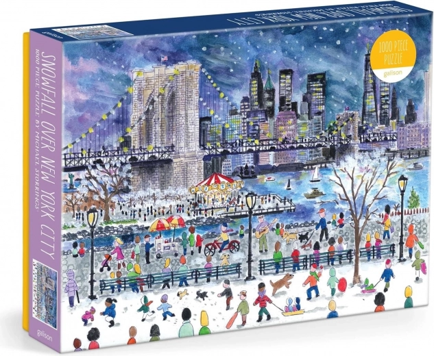 Puzzle Snowstorm over New York 1000 Pieces GALISON