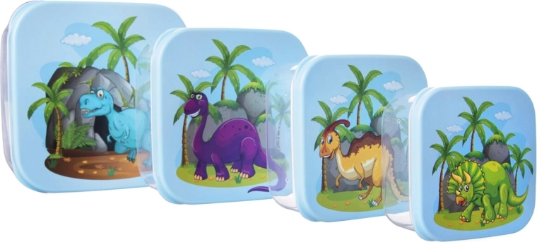 Dječje kutije za užinu dinosaurus 4 kom