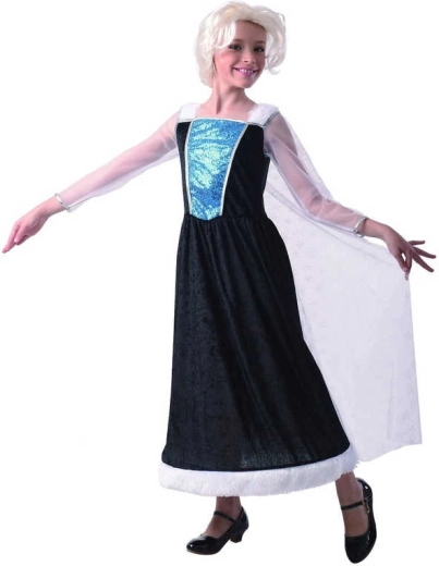 Karnevalski kostim princeze – haljina s plaštem, veličina M (120–130 cm)