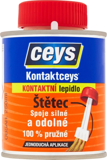 Kontaktno ljepilo 250 ml s kistom KONTAKTCEYS