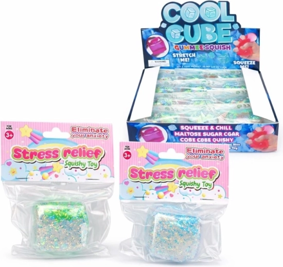 Relaksacijska antistres kocka s motivom ribe 5 cm