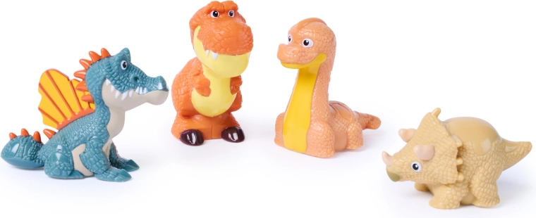 4 figurice dinosaura s kuglastom bazom