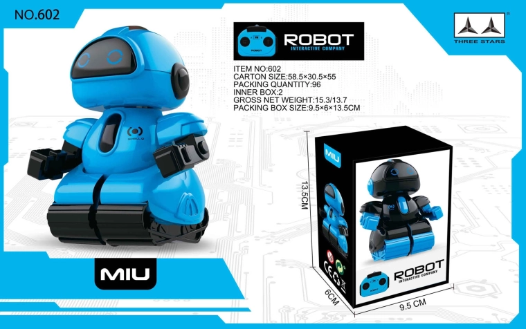 Remote-Controlled Small Q Robot, Blue