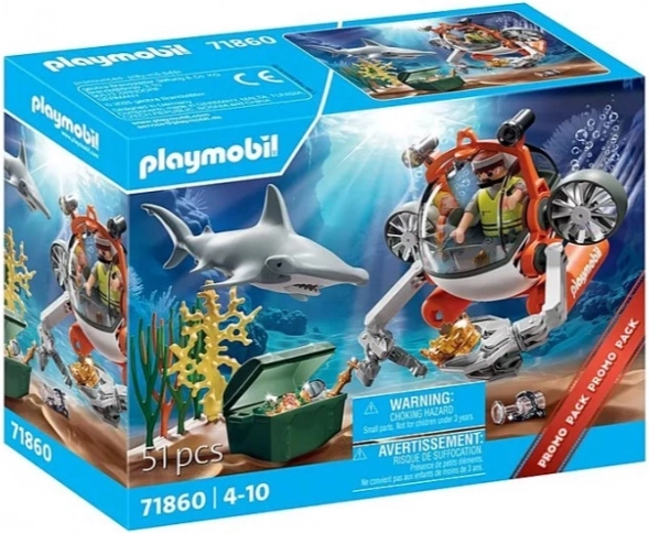 Playmobil lov na blago s podmornicom