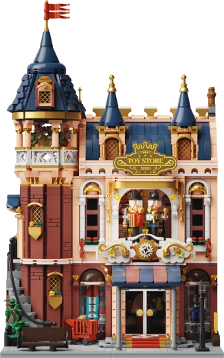 Očaravajuća retro trgovina igračkama s bogatim detaljima