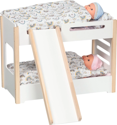 Bunk Bed for Dolls with Slide