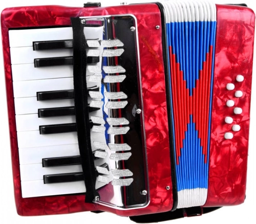 Dječji glazbeni harmonika Harmonia – Crvena