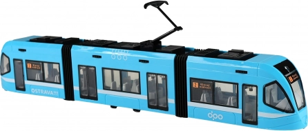 Moderna tramvaja Ostrava plava 47 cm