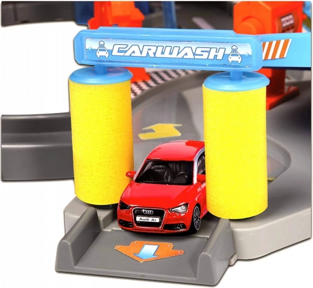 Car wash, repair shop and 2 cars included