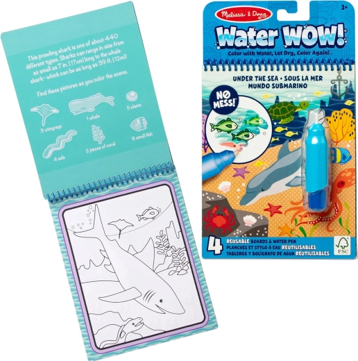 Vodene bojanke Water Wow! Podvodni svijet s vodenom olovkom
