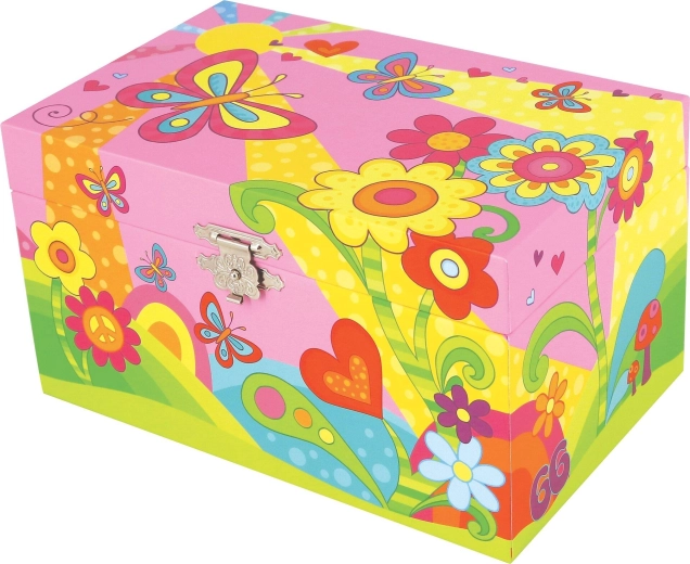 Glazbena kutija za nakit Goki butterfly meadow - 1 komad