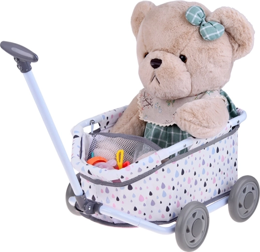 Lako povlačenje zahvaljujući dugoj ručki i čvrstim kotačima