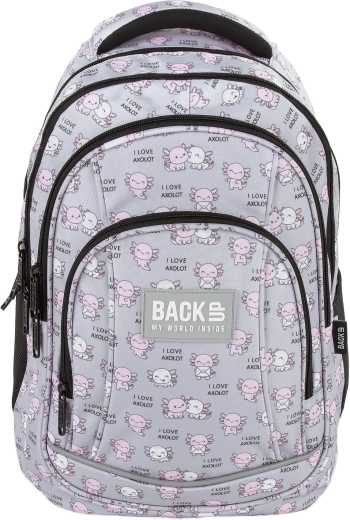 Four-compartment backpack with thoughtfully designed pockets