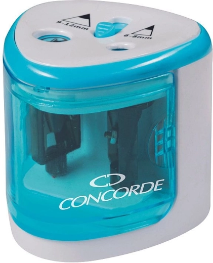 CONCORDE Duo Electric Pencil Sharpener Blue