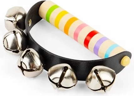 Zvonce s drvenom drškom BIGJIGS TOYS