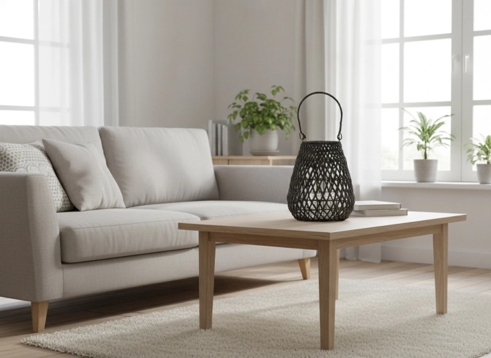 Stilski dodatak za moderan dnevni boravak