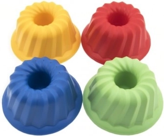 Kalup za pijesak kuglof, plastika, 12 × 7 cm, razne boje
