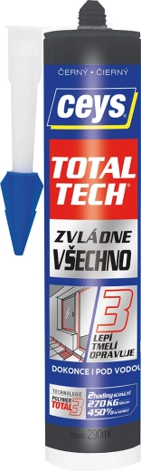Univerzalno ljepilo i brtvilo 290 ml crno CEYS TOTAL TECH