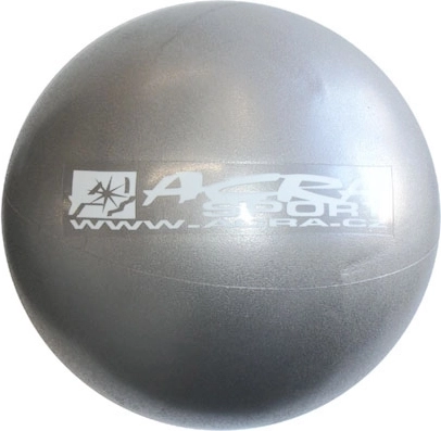 Acra Overball ball 30 cm metallic silver