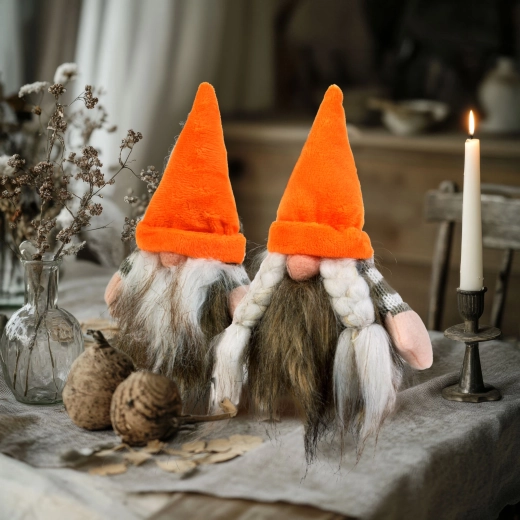 Halloween Scandinavian Gnome 15 cm - 1 piece
