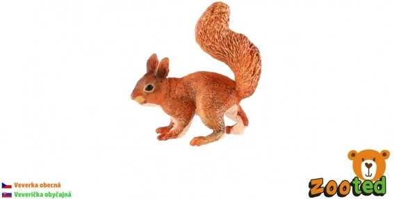 Plastična figurica vjeverice 9 cm