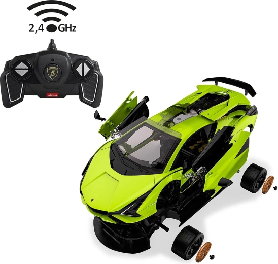Jamara Lamborghini Sián FKP 37 RC Building Kit 1:18 2.4 GHz Green