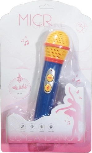 Dječji šareni mikrofon sa svjetlom i glazbom