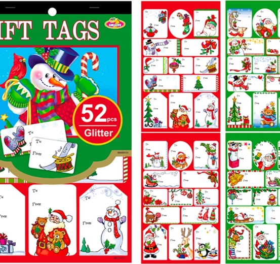 Christmas Sticker Album – 52 Stickers
