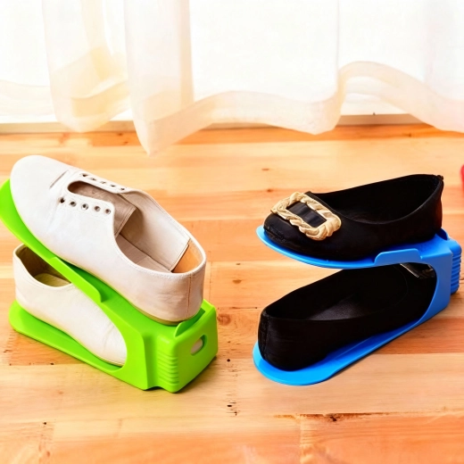 Adjustable-Height Shoe Organizer