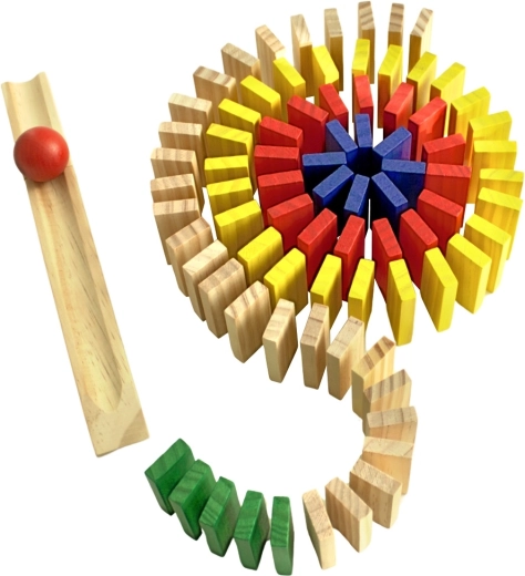 Glatka lančana reakcija s rampom i kuglicom