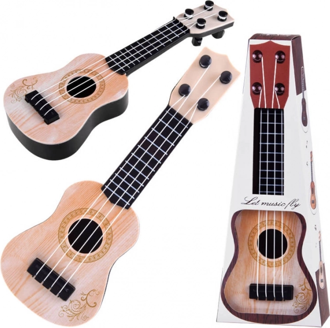 Mini ukulele for children 25 cm – Cream