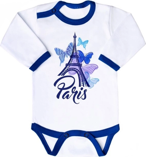Baby long-sleeve bodysuit New Baby Towns blue size 86 (12–18 months)