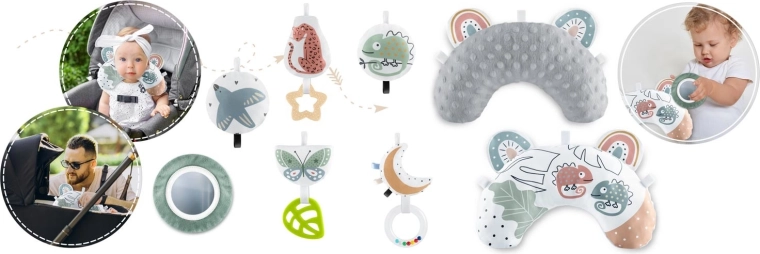 7 osjetilnih igračaka i jastučić gratis