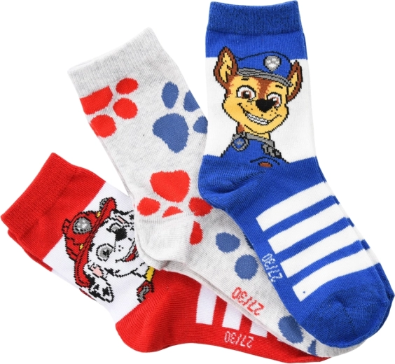 Set of 6 pairs of children's Paw Patrol socks