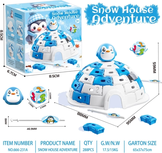 Ice Igloo Penguin Skill Game