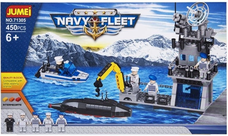 Građevinski set Jumei Navy Fleet – mornarica 450 dijelova