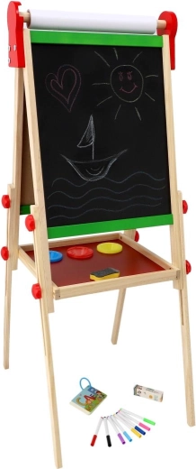 Dvostrana površina: magnetska bijela + kredna crna