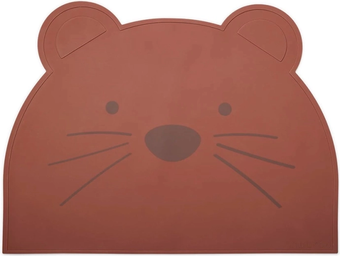 NuuRo Ester silicone placemat, mahogany