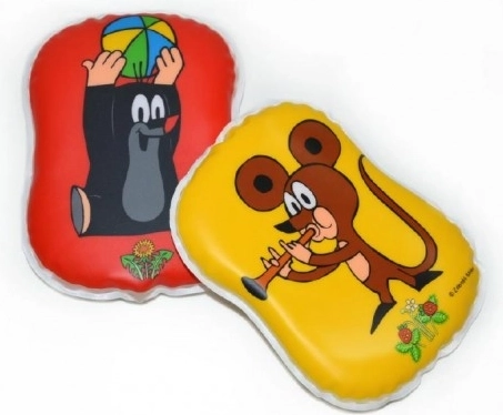 Zviždeći jastučić KRTICA za bebe, plastični, 12 × 10 cm