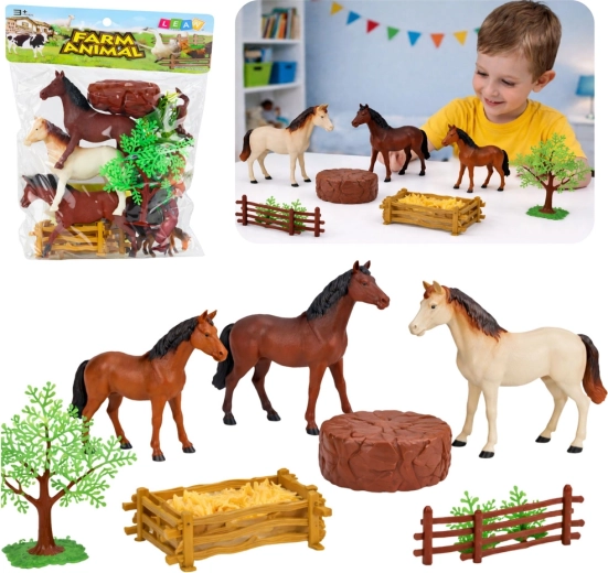Set figurica konja farma s dodacima 23 dijela