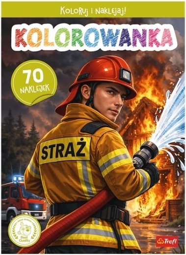 Stražak OSP bojanka sa samoljepljivim naljepnicama