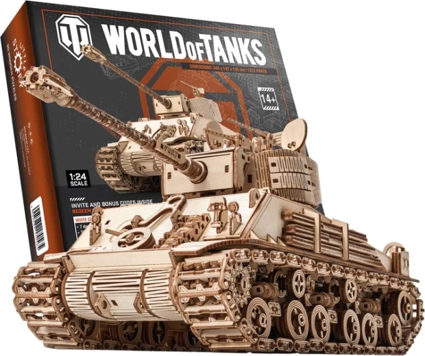 Little Story drvena 3D slagalica World of Tanks M4A3E8 Sherman