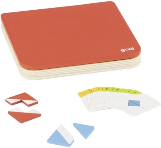 Colorful shapes and task cards to build skills